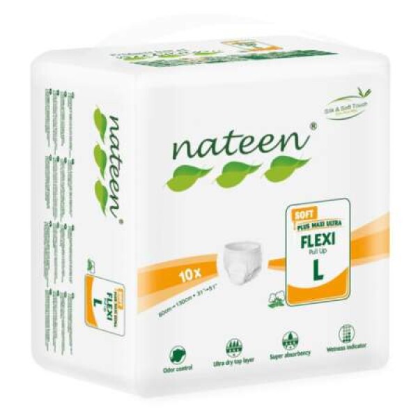 NATEEN Flexi soft L/XL plienkové nohavičky 10 ks