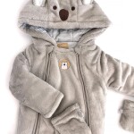 Pidilidi Zimná dojčenská kombinéza PD1168-11 Beige - 68/74 | 6-9m