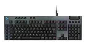 Logitech G915 X čierna / Herná klávesnica / káblová / GL mechanické spínače / LIGHTSYNC RGB / DE (920-012938)