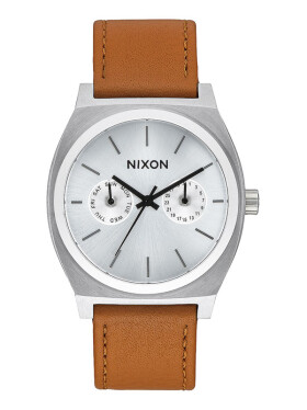 Nixon TIME TELLER DELUXE L SILVERSUNRAYSADDLE pánske hodinky analógové