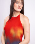 Thinking MU Flowers Pleated Miriam Dress MULTICOLOR S