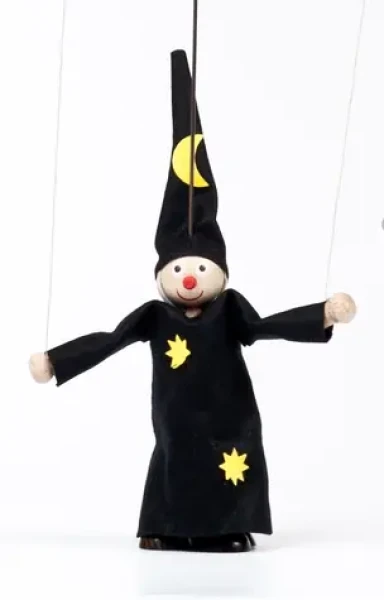 Gerlich Drevená bábka Čarodejník Viliam