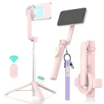 Araree Magfie Pod ružová / Selfie tyč s tripodom / MagSafe / Bluetooth diaľková spúšť / Dĺžka až 69 cm (AR60-01727D)