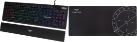 PREYON Klawiatura Preyon Long Claw Alpha (PLCA104B) + Podkładka gamingowa Preyon Falcon Speed XL (PFS90)