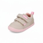 Dievčenské barefoot plátenné tenisky LONA BASICA BEIGE Y ROSA Biomecanisc 262190-F884 - 22