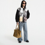 Mikina PLEASURES Good Time Zip Poncho Hoodie Black XL