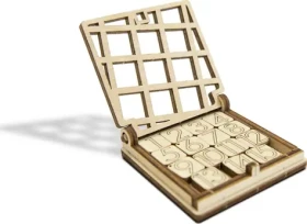 Wooden City 3D puzzle hra mini 15 - posuvný hlavolam