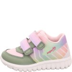 Dievčenské barefoot tenisky SPORT7 MINI Light Green/Purple Superfit 1-006183-7500 - 25