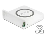 DeLock biela / Bezdrôtový nabíjací modul / pre nabíjačku DeLock 41450 / 15 W / LED indikácia (41451)