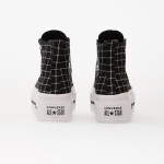Tenisky Converse Chuck Taylor All Star Lift Double Stack Platform Plaid Hi Black/ White/ Black EUR 40