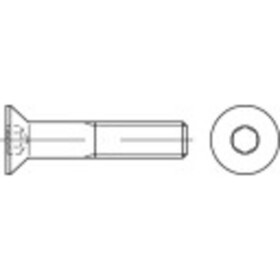 TOOLCRAFT 149033 zápustné skrutky M6 12 mm vnútorný šesťhran ISO 10642 ocel glavanizované zinkom 100 ks; 149033