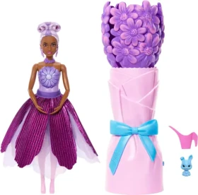 Mattel Bábika Barbie Petal Pop JMF58 Fialová sedmokráska