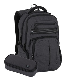 Školský set Bagmaster SCOUT 25 A Set Grey