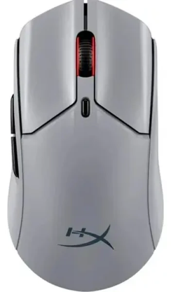 HyperX Pulsefire Haste 2 Pre sivá / Herná bezdrôtová myš / optická / 26000 DPI / 6 tlačidiel / USB / BT / 2.4GHz (A1KY5AA)