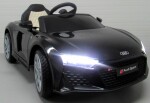 Mamido Elektrické autíčko Audi R8 Sport s čiernym prevedením, EVA kolesami a koženým ovládačom