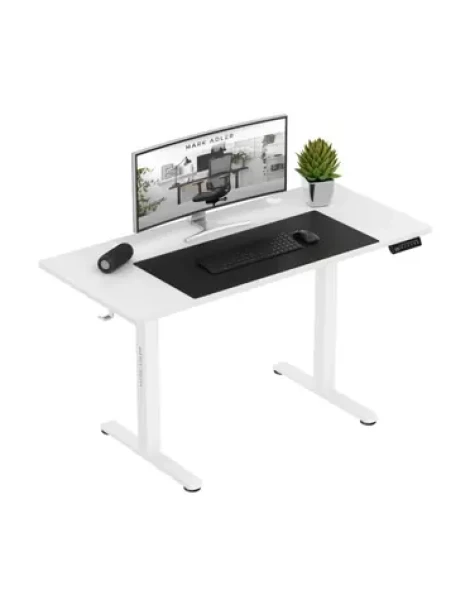 Mark Adler Leader 7.0 biela / Kancelársky elektrický stôl / 120 x 60 x 72-118 cm (MA-LEADER 7.0 WHITE)