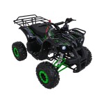 Mamido Detská benzínová štvorkolka RamiGO WILDPEAK 110CC čierno-zelená