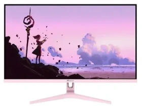31.5" Arozzi Nova ružová / Monitor / IPS / QHD / 180Hz / 1ms / HDMI+DP / VESA (AZ-NO-32T2K180-PNK)