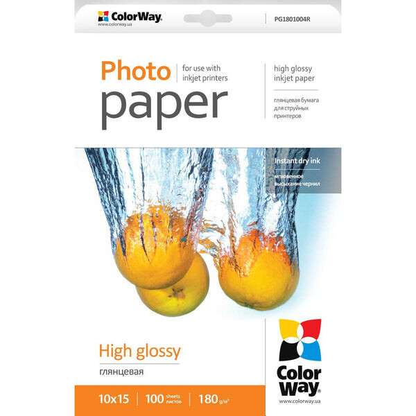 Colorway Fotopapier 10x15 (lesklý) - 180g/m2 100ks (PG1801004R)