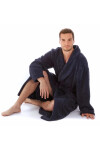 Pánsky župan Athena 2116 Dark Blue - Vestis XL tmavě modrá