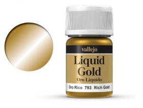 Farba Vallejo Liquid 70793 Rich Gold (Alcohol Based) 35 ml