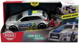 Dickie Audi RS3 polícia Česká verzia