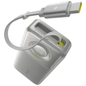 Baseus Free2Pull 20000mAh 65W s káblom USB-C sivá / Powerbanka / 2xUSB-C (P10073700843-00)