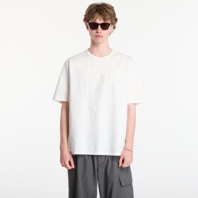 Tričko C.P. Company Mercerized Jersey 30/2 Twisted Short Sleeve Logo T-Shirt Gauze White L