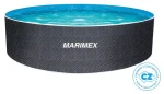 Marimex Bazén Orlando 3,66 x 0,91 m RATAN / kruhový / oceľová stena / bez filtrácie / objem 7,7 m3 (10303049)