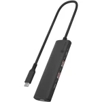 Icy Box IB-HUB1437-CPD čierna / USB Hub / PD 100W / 2x USB-C 3.2 Gen2 / 2x USB-A 3.2 Gen2 / 0.30 cm (61164)