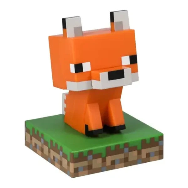 Paladone Minecraft Fox Icon Light / Stolová lampa / 11 cm / 2x AAA batéria (PP13275MCF)