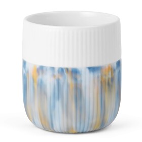 Royal Copenhagen Porcelánový hrnček Fluted Contrast Marble Ocean 350 ml