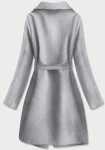 Šedý dámský kabát šedá jedna velikost model 17064066 - MADE IN ITALY
