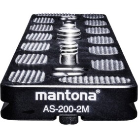 Mantona AS-200-2M Schnellwechselplatte doska pre rýchlu výmenu Vonkajší závit=1/4, 3/8; 21466