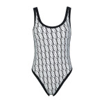 Dámske jednodielne plavky KW0KW01643-0K4 - Calvin Klein M