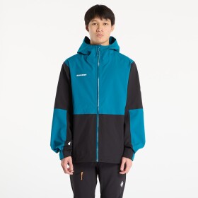 Bunda Mammut Linard Guide HS Hooded Jacket Men Black/ Deep Teal XL