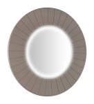 SAPHO - LUMIRO STRIP guľaté zrkadlo s LED osvetlením v ráme, priemer 75cm, agila LR750-4343S