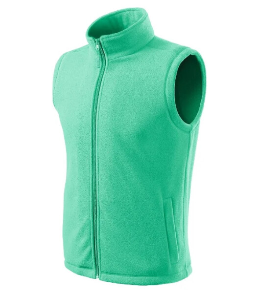 Ďalšia fleecová vesta unisex mätová 3XL