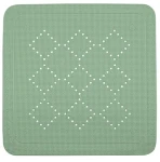 Spirella ALASKA protišmyková podložka do sprchy bazalkovo zelená / PVC / 55 x 55 cm