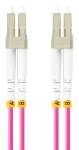 Lanberg FO-LULU-MD41-0020-VT / Optický patch kábel / LC/UPC-LC/UPC / Duplex / OM4 50/125 / 2 m / fialová (FO-LULU-MD41-0020-VT)
