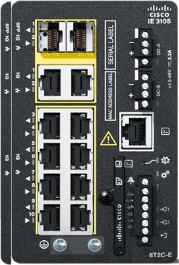 Cisco IE3105 w/8GECopper2GE ComboAdv ft.Fxdsys