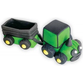 Cukrová figúrka traktor s vlečkou - Dekor Pol - Dekor Pol