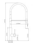 Eisl - Drezová stojanková batéria STILO čierna / chróm 79180 79180STILO
