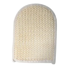 MSV SISAL exfoliačná sisalová rukavice biela, malá / Sisal, polyester, huba / 15 x 20,5 cm