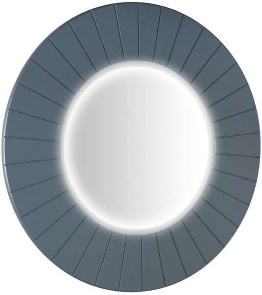 SAPHO - LUMIRO STRIP guľaté zrkadlo s LED osvetlením v ráme, priemer 90cm, siena LR950-4242S