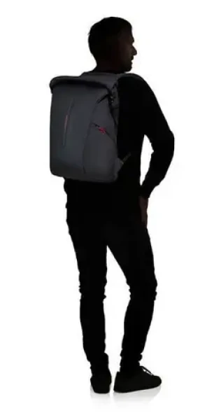 Samsonite ECODIVER Rolltop Backpack L čierna / Batoh na notebook / 15,6" / rolltop / vodeodolný (152975-1041)