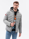 Pánska bunda Ombre Jacket C368-1 Grey