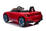 Mamido Mamido Elektrické autíčko BMW i4 červené 12V7Ah EVA kolesá ECO Koža