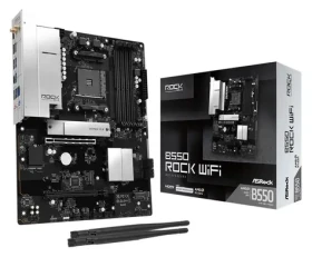 ASRock B550 Rock WiFi / Základná doska / AMD B550 / Socket AM4 / Wi-Fi / ATX (90-MXBV20-A0UAYZ)