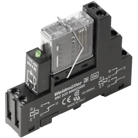 Weidmüller RCIKIT 24VDC 2CO LD/FG reléový modul Menovité napätie: 24 V/DC Spínací prúd (max.): 6 A 2 prepínacie 1 ks; 1218410000-1